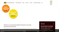 Desktop Screenshot of healthenfit.nl